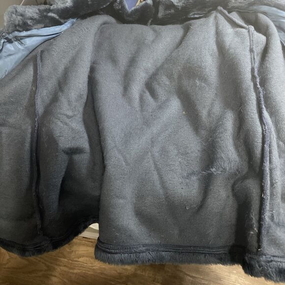 Vintage RARE Free People Faux Fur Teddy Coat Jacket USA MADE See Measurements - Picture 6 of 8